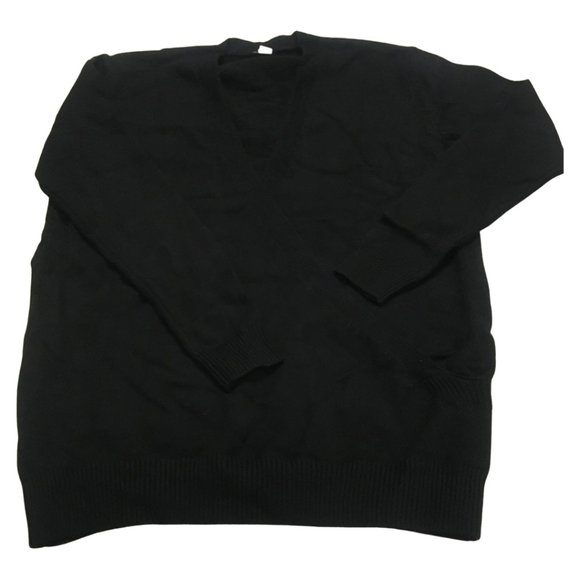 softome Women's Knitted Deep V-Neck Long Sleeve Wrap Front Loose Sweater . - Picture 3 of 3